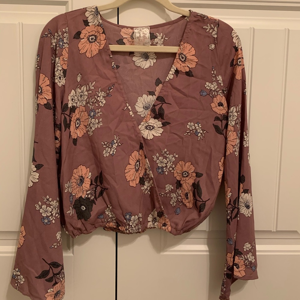 Sadie & Sage Floral Print Blouse